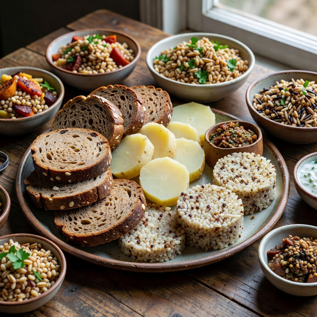 Resistant starch and retrograded carbohydrates dish